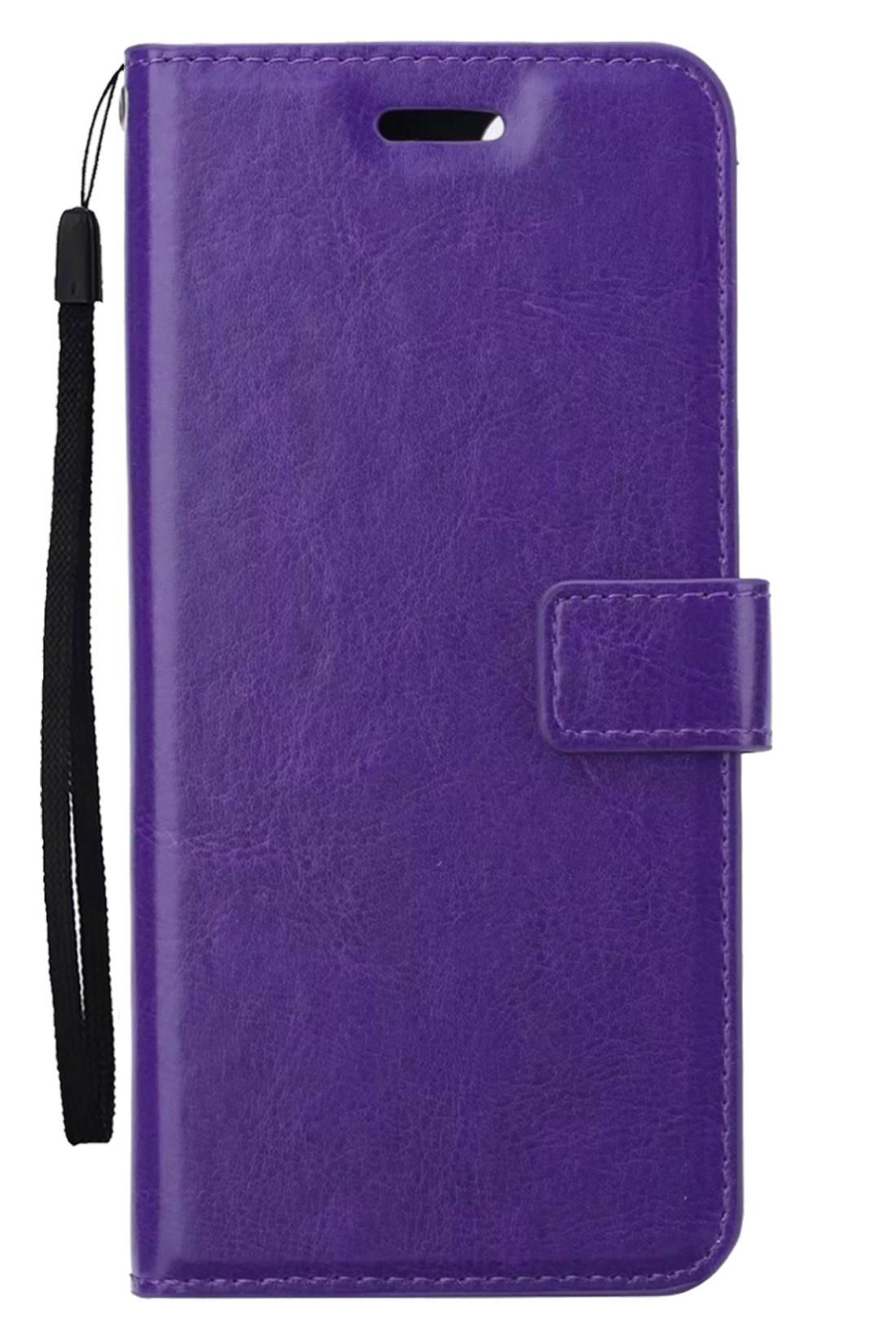 Nomfy Hoesje Geschikt voor Xiaomi 12 Hoes Bookcase Flipcase Book Cover Met Screenprotector - Hoes Geschikt voor Xiaomi 12 Hoesje Book Case - Paars