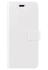 BASEY. Hoes Geschikt voor Xiaomi 12 Hoesje Bookcase Hoes Flip Case Book Cover Met 2x Screenprotector - Hoesje Geschikt voor Xiaomi 12 Hoes Book Case Hoesje - Wit
