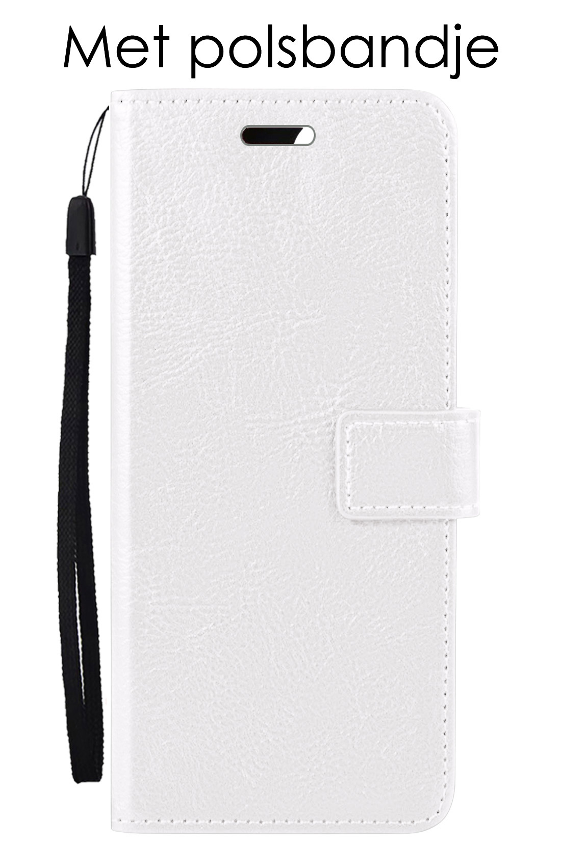NoXx Hoes Geschikt voor Xiaomi 12 Hoesje Book Case Hoes Flip Cover Wallet Bookcase - Wit