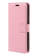 BASEY. Hoes Geschikt voor Xiaomi 12X Hoesje Bookcase Hoes Flip Case Book Cover - Hoesje Geschikt voor Xiaomi 12X Hoes Book Case Hoesje - Lichtroze