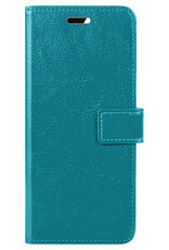 BASEY. Hoes Geschikt voor Xiaomi 12X Hoesje Bookcase Hoes Flip Case Book Cover - Hoesje Geschikt voor Xiaomi 12X Hoes Book Case Hoesje - Turquoise