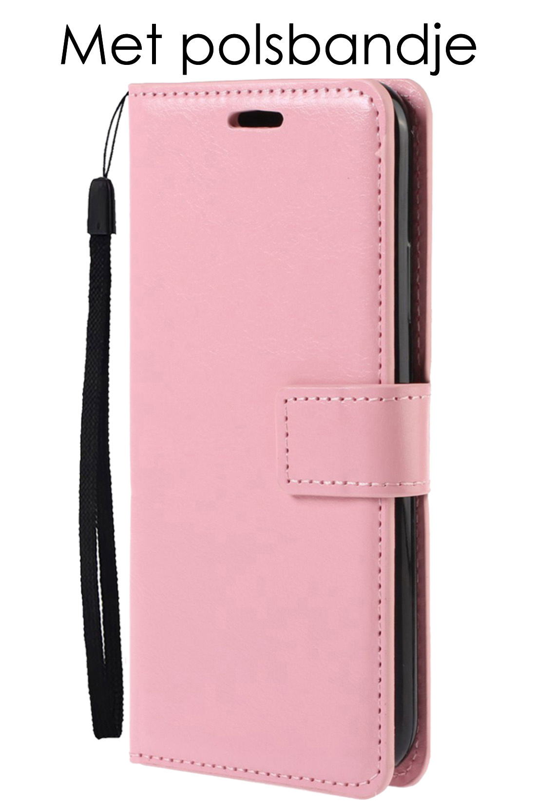 NoXx Hoes Geschikt voor Xiaomi 12X Hoesje Book Case Hoes Flip Cover Wallet Bookcase - Lichtroze