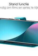 NoXx Hoes Geschikt voor Xiaomi 12X Hoesje Book Case Hoes Flip Cover Wallet Bookcase - Turquoise