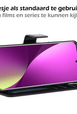 Nomfy Hoesje Geschikt voor Xiaomi 12X Hoes Bookcase Flipcase Book Cover - Hoes Geschikt voor Xiaomi 12X Hoesje Book Case - Zwart