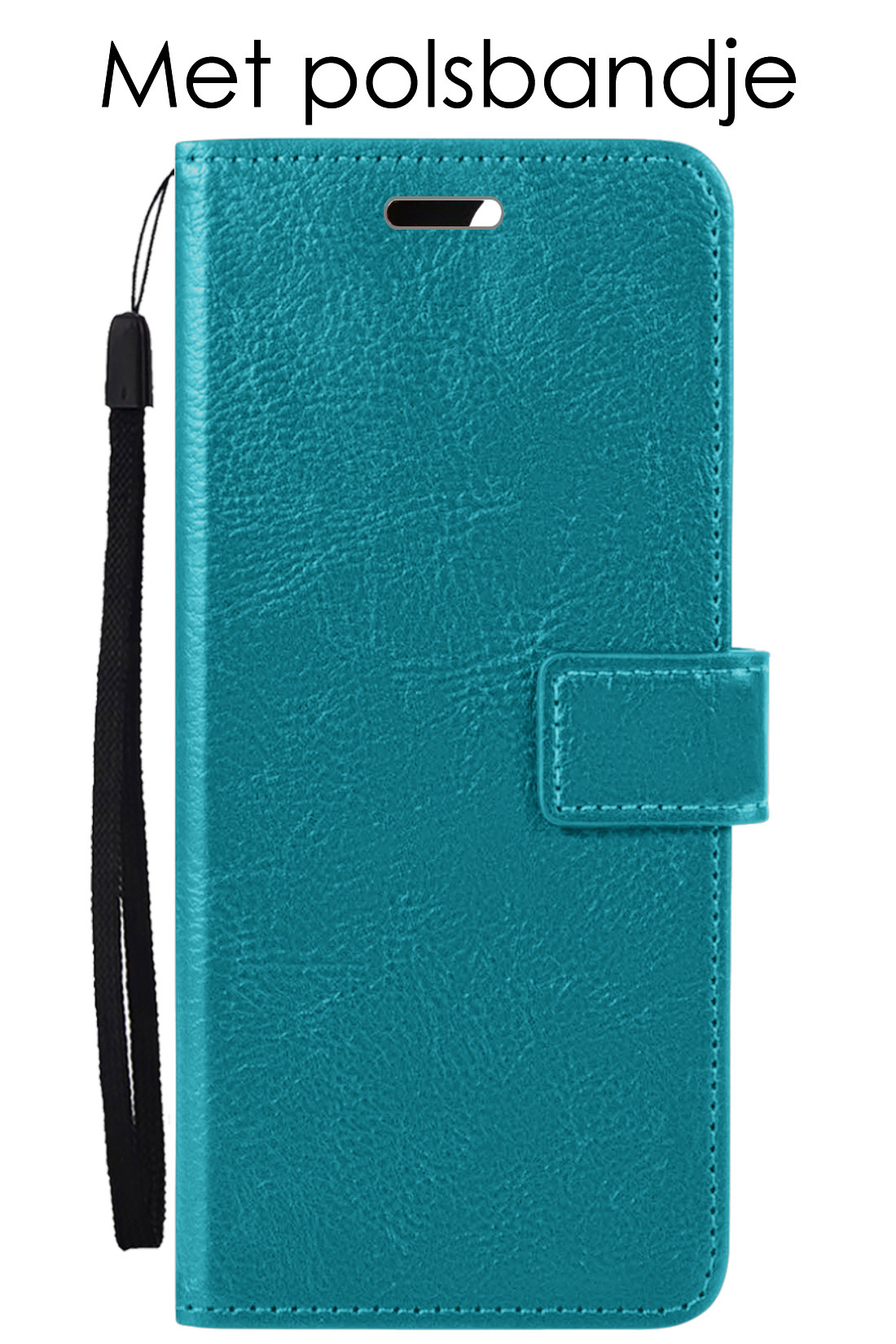 NoXx Hoes Geschikt voor Xiaomi 12X Hoesje Book Case Hoes Flip Cover Wallet Bookcase Met Screenprotector - Turquoise