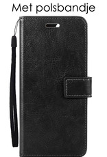 NoXx Hoes Geschikt voor Xiaomi 12X Hoesje Book Case Hoes Flip Cover Wallet Bookcase Met 2x Screenprotector - Zwart