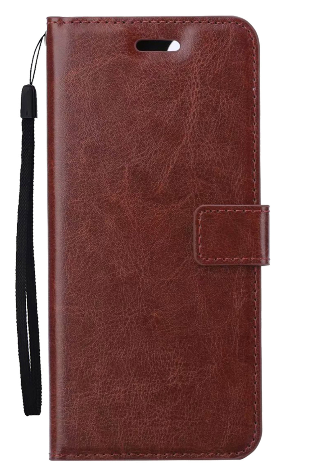 Nomfy Hoesje Geschikt voor Xiaomi 12X Hoes Bookcase Flipcase Book Cover Met Screenprotector - Hoes Geschikt voor Xiaomi 12X Hoesje Book Case - Bruin