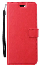 Nomfy Xiaomi 12X Hoes Bookcase Flipcase Book Cover Met Screenprotector - Xiaomi 12X Hoesje Book Case - Rood