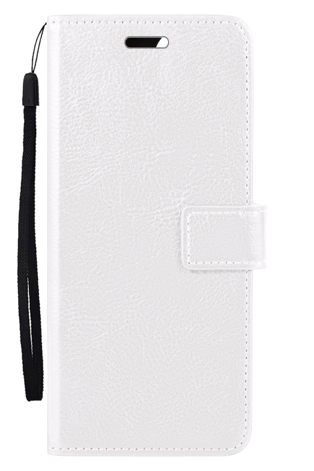 Nomfy Hoesje Geschikt voor Xiaomi 12X Hoes Bookcase Flipcase Book Cover Met 2x Screenprotector - Hoes Geschikt voor Xiaomi 12X Hoesje Book Case - Wit