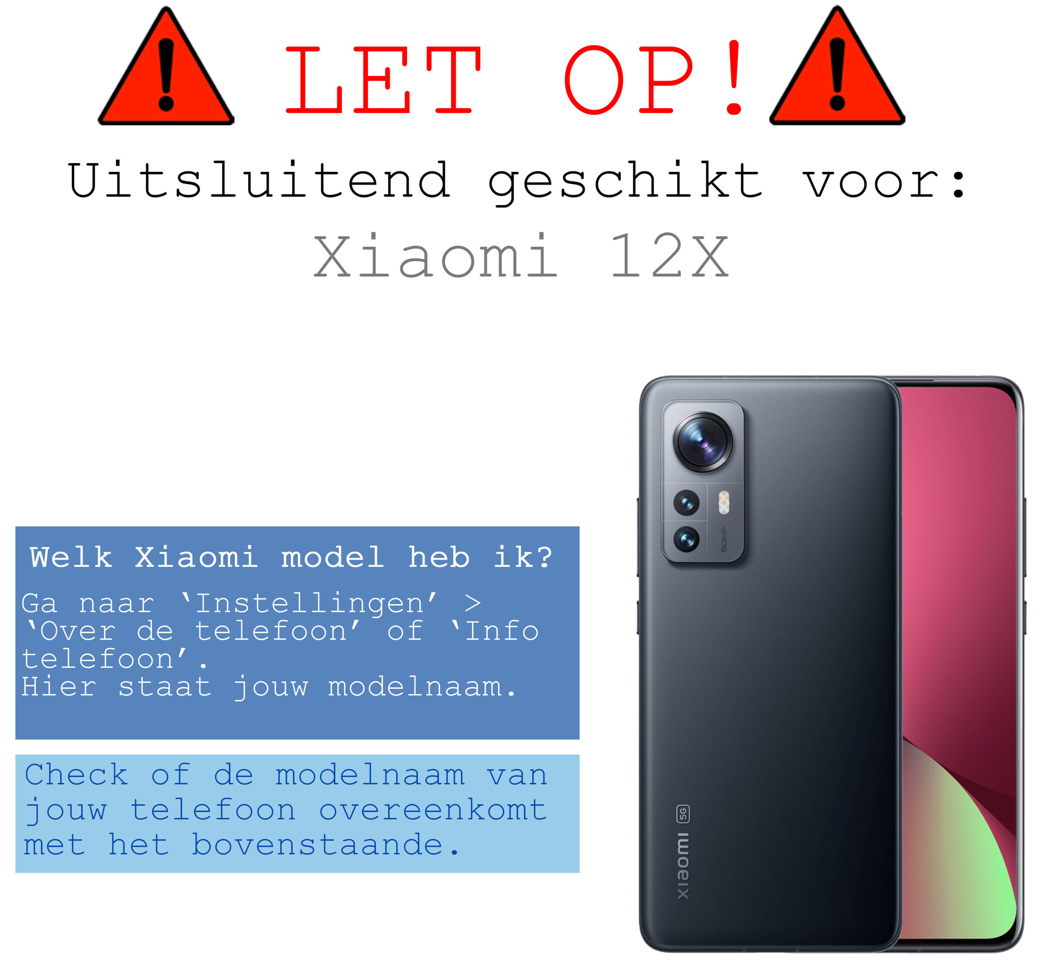BASEY. Hoes Geschikt voor Xiaomi 12X Hoesje Bookcase Hoes Flip Case Book Cover Met Screenprotector - Hoesje Geschikt voor Xiaomi 12X Hoes Book Case Hoesje - Rosé goud