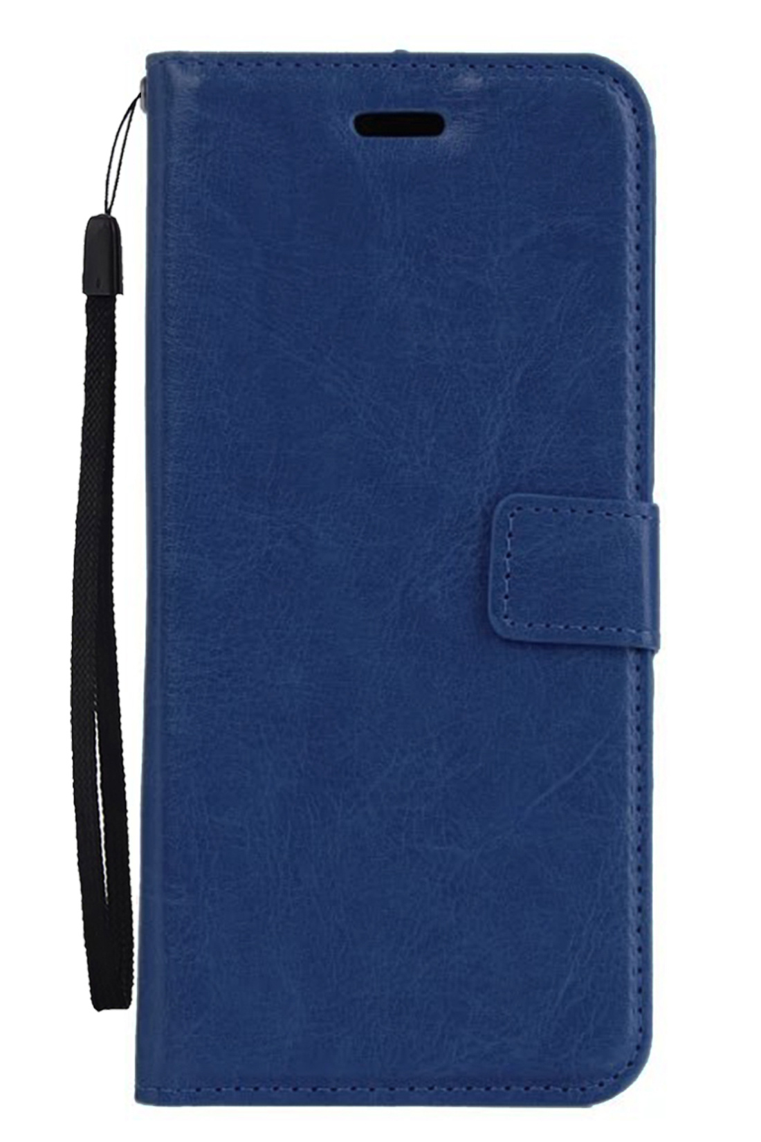Nomfy Hoesje Geschikt voor iPhone 14 Pro Max Hoes Bookcase Flipcase Book Cover - Hoes Geschikt voor iPhone 14 Pro Max Hoesje Book Case - Donkerblauw