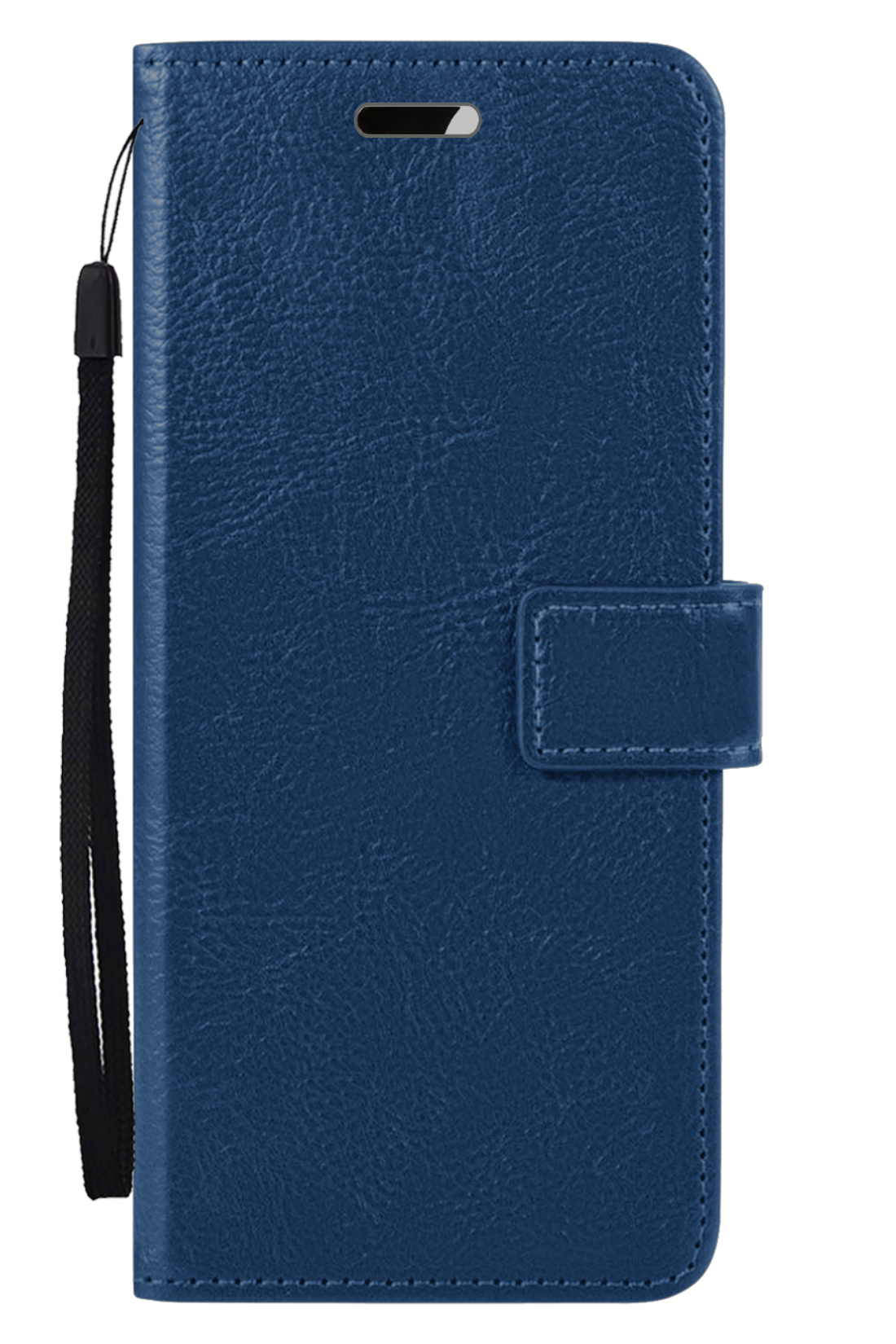 Nomfy Hoesje Geschikt voor iPhone 14 Plus Hoes Bookcase Flipcase Book Cover - Hoes Geschikt voor iPhone 14 Plus Hoesje Book Case - Donkerblauw