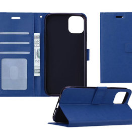 Nomfy Nomfy iPhone 11 Hoesje Bookcase - Donkerblauw