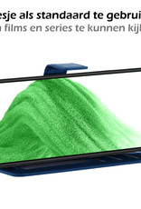 Nomfy Hoesje Geschikt voor OPPO A53 Hoes Bookcase Flipcase Book Cover - Hoes Geschikt voor OPPO A53 Hoesje Book Case - Donkerblauw