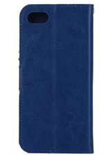 NoXx Hoes Geschikt voor iPhone SE 2022 Hoesje Book Case Hoes Flip Cover Wallet Bookcase - Donkerblauw