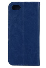 NoXx Hoes voor iPhone 7 Hoesje Book Case Hoes Flip Cover Bookcase - Donker Blauw