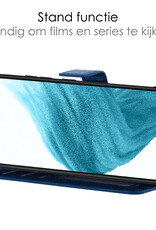 NoXx Hoes Geschikt voor Samsung A53 Hoesje Book Case Hoes Flip Cover Wallet Bookcase - Donkerblauw