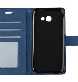 NoXx NoXx Samsung Galaxy A5 2017 Hoesje Bookcase - Donkerblauw