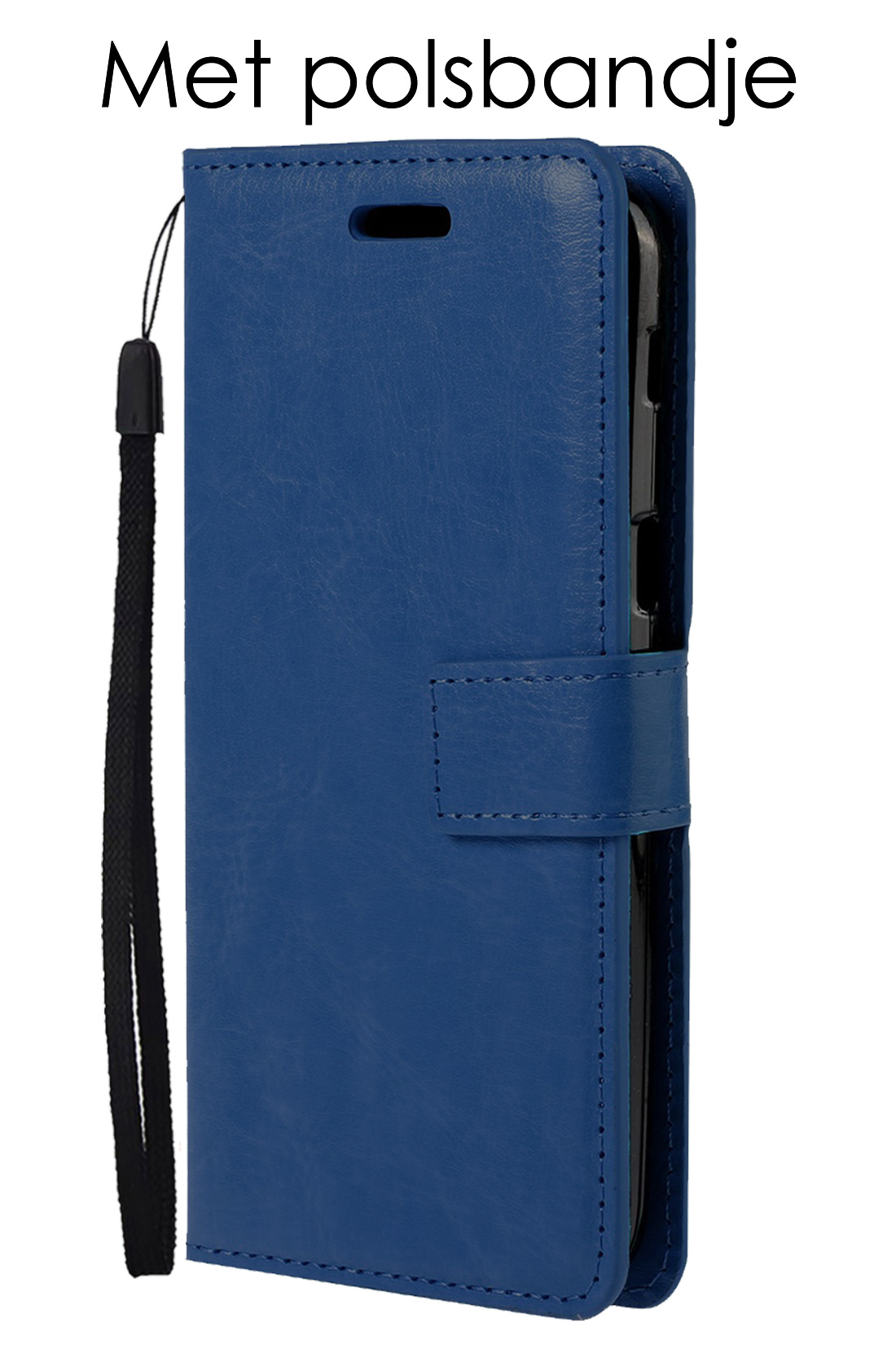 NoXx Hoes Geschikt voor Samsung A5 2016/2017 Hoesje Book Case Hoes Flip Cover Wallet Bookcase - Donkerblauw