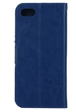 BASEY. Hoes Geschikt voor iPhone 7 Hoesje Bookcase Hoes Flip Case Book Cover - Hoesje Geschikt voor iPhone 7 Hoes Book Case Hoesje - Donkerblauw