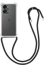 BASEY. OnePlus Nord 2T Hoesje Shock Proof Case Met Koord Transparant Shock Hoes Met Koord - OnePlus Nord 2T Hoes Cover Met Koord