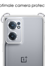 NoXx Hoes Geschikt voor OnePlus Nord CE 2 Hoesje Transparant Met Telefoonkoord Cover Shock Proof Case Koord Hoes
