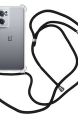 Nomfy Hoesje Geschikt voor OnePlus Nord CE 2 Hoesje Shock Proof Transparant Met Telefoonketting Case Shock Koord - Hoesje Geschikt voor OnePlus Nord CE 2 Shock Proof Case Met Koord - Transparant