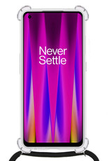 Nomfy Hoesje Geschikt voor OnePlus Nord CE 2 Hoesje Shock Proof Transparant Met Telefoonketting Case Shock Koord - Hoesje Geschikt voor OnePlus Nord CE 2 Shock Proof Case Met Koord - Transparant