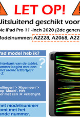 Nomfy Screenprotector Geschikt voor iPad Pro 2020 (11 inch) Camera Screen Protector Beschermglas - Screenprotector Geschikt voor iPad Pro 11 inch (2020) Camera Screenprotector Tempered Glass - 3 PACK