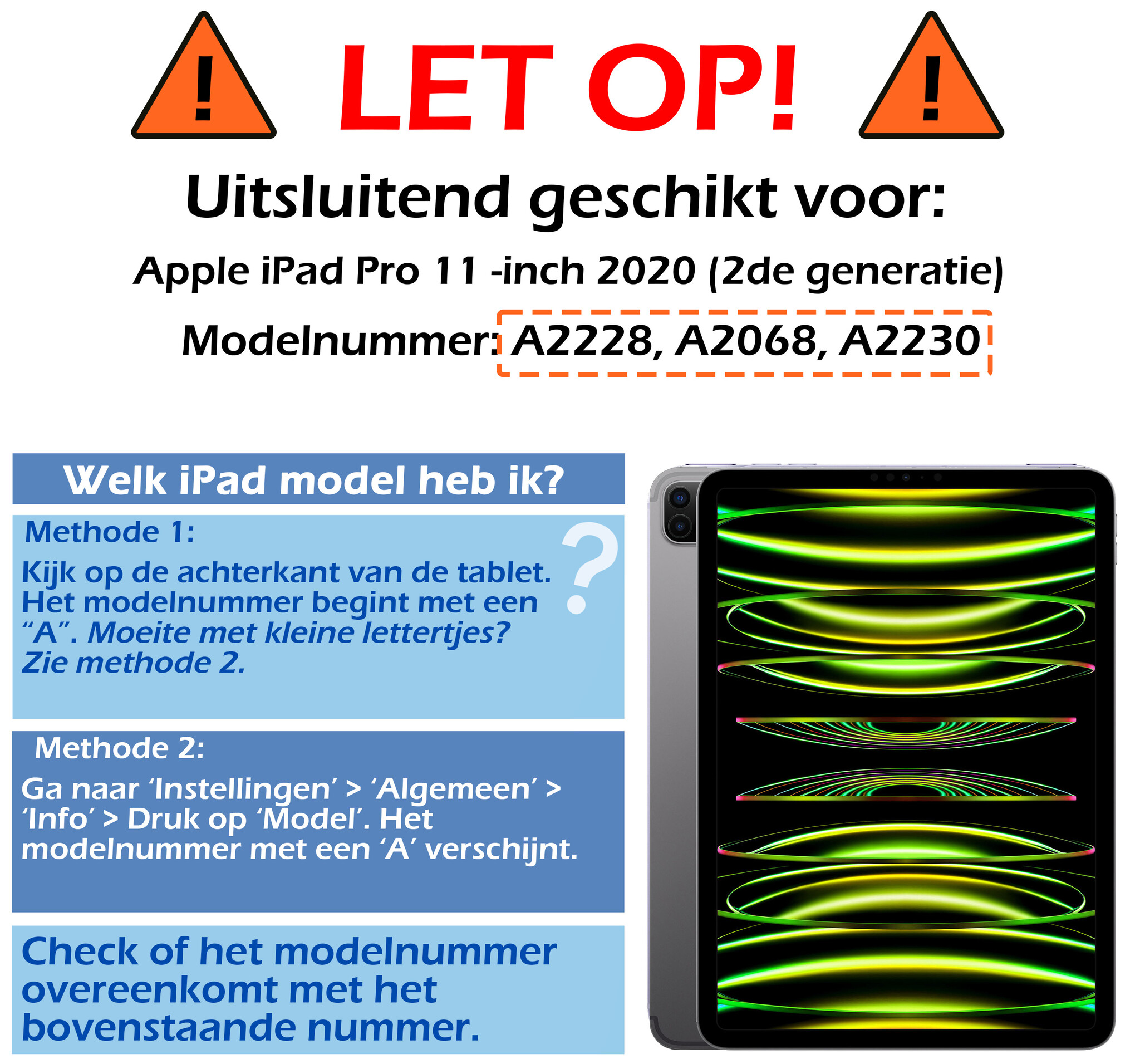 Nomfy Screenprotector Geschikt voor iPad Pro 2020 (11 inch) Camera Screen Protector Beschermglas - Screenprotector Geschikt voor iPad Pro 11 inch (2020) Camera Screenprotector Tempered Glass - 3 PACK