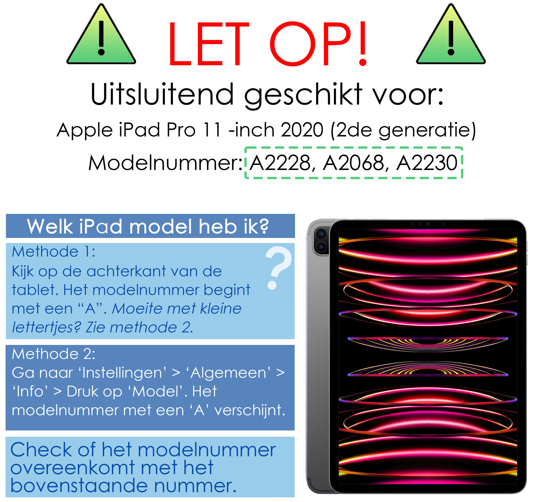 NoXx Screenprotector Geschikt voor iPad Pro 2020 (11 inch) Camera Screenprotector Gehard Glas - Screenprotector Geschikt voor iPad Pro 11 inch (2020) Screenprotector Camera Tempered Glass