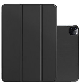 NoXx NoXx iPad Pro 11 inch (2021) Hoesje Met Apple Pencilhouder - Zwart