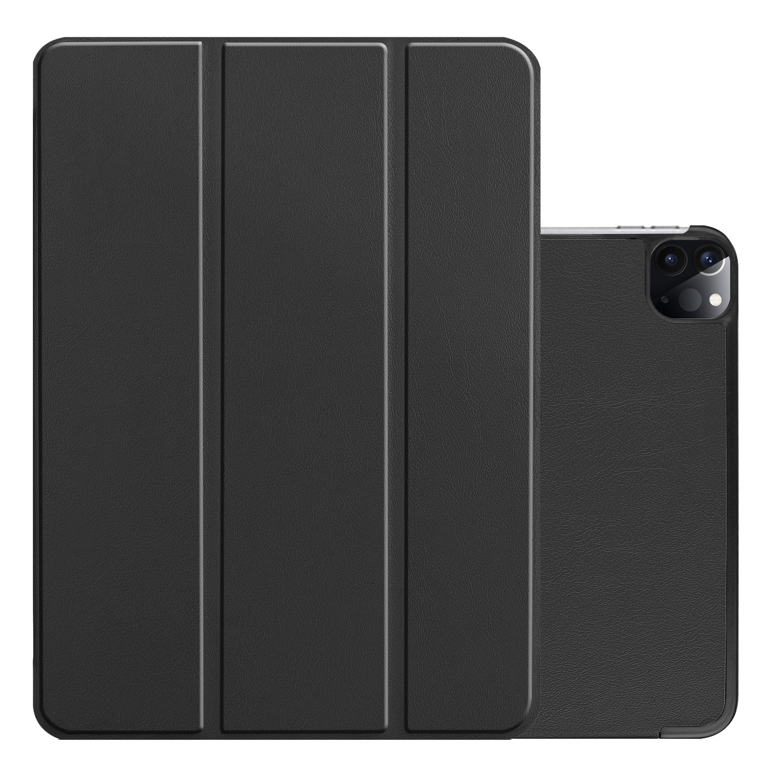 NoXx NoXx iPad Pro 11 inch (2021) Hoesje Met Apple Pencilhouder - Zwart