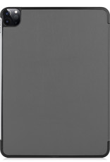 NoXx NoXx iPad Pro 11 inch (2021) Hoesje Met Apple Pencilhouder - Grijs