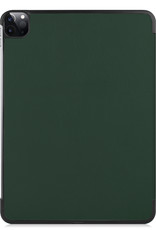 NoXx NoXx iPad Pro 11 inch (2021) Hoesje Met Apple Pencilhouder - Donkergroen