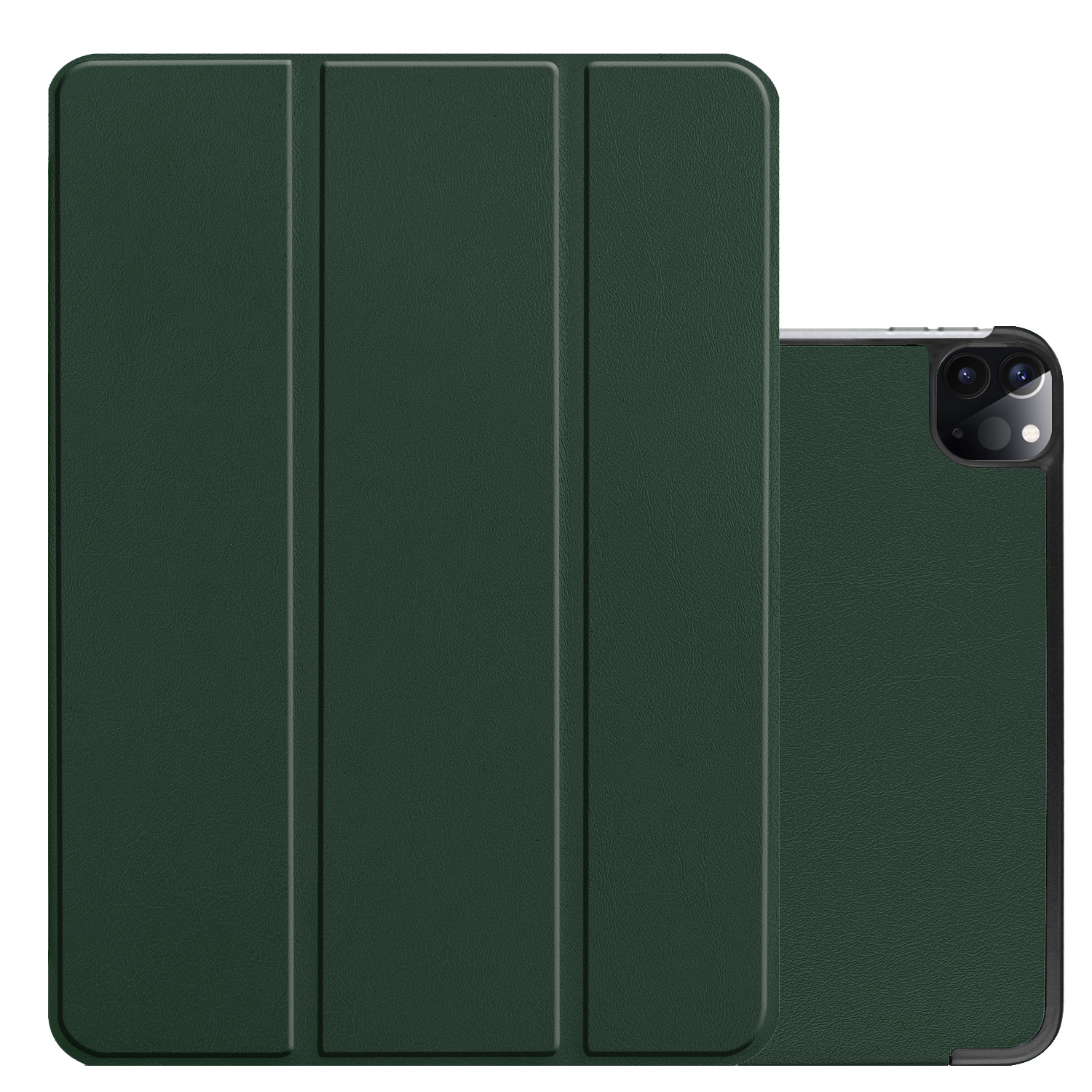 NoXx NoXx iPad Pro 11 inch (2021) Hoesje Met Apple Pencilhouder - Donkergroen