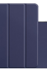 NoXx NoXx iPad Pro 11 inch (2021) Hoesje Met Apple Pencilhouder - Donkerblauw