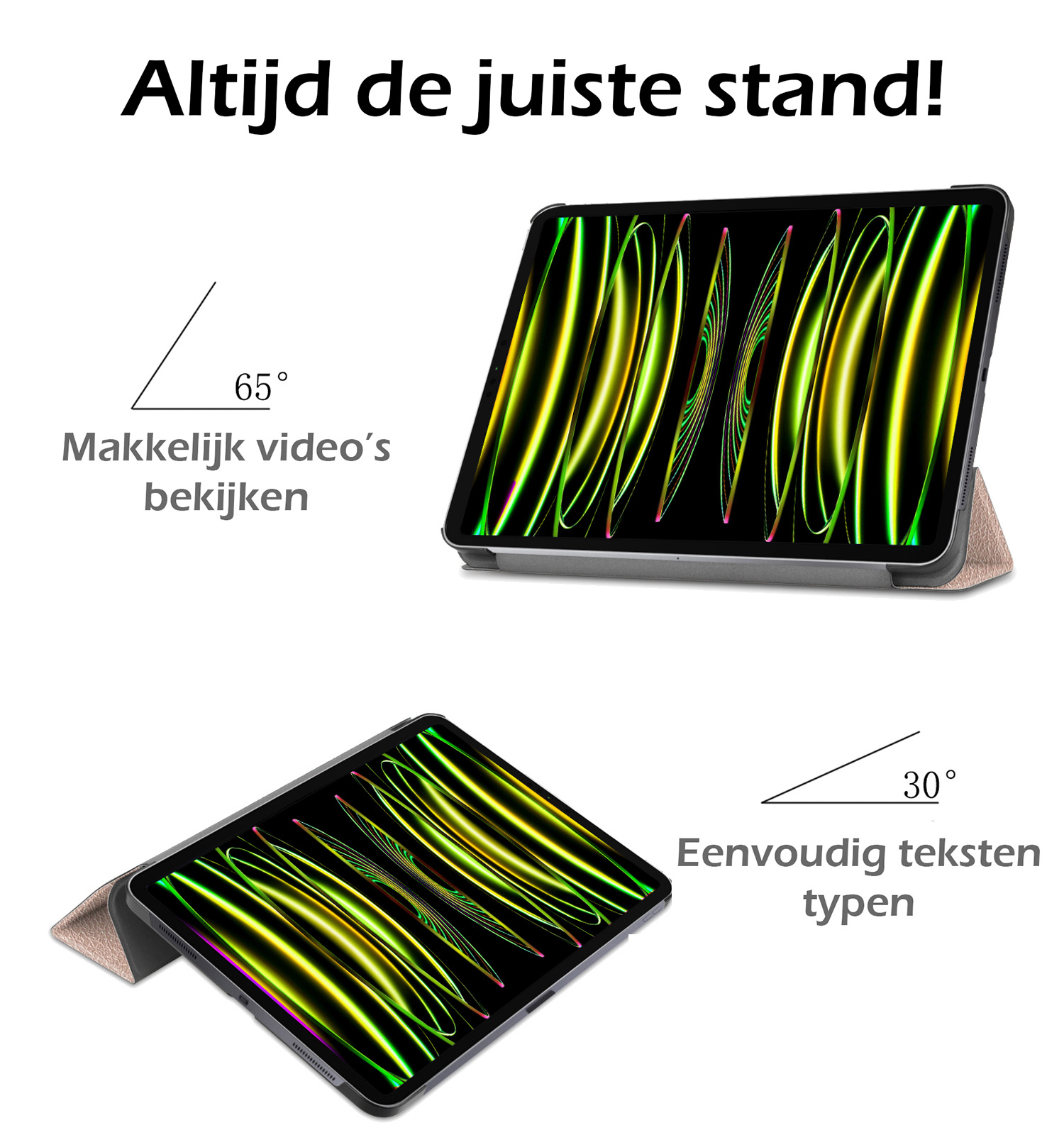 Nomfy Nomfy iPad Pro 11 inch (2022) Hoesje - Goud