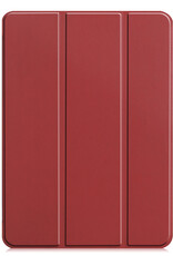 Nomfy Nomfy iPad Pro 11 inch (2022) Hoesje - Donkerrood