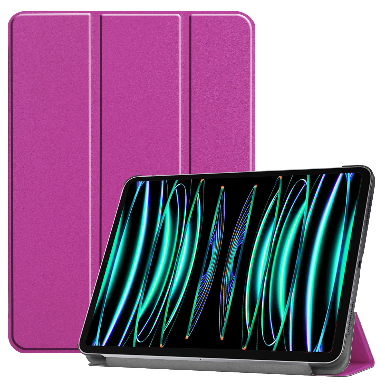 BASEY. BASEY. iPad Pro 11 inch (2022) Hoesje - Paars