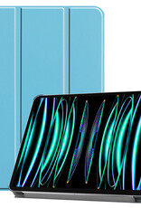 BASEY. BASEY. iPad Pro 11 inch (2022) Hoesje - Lichtblauw