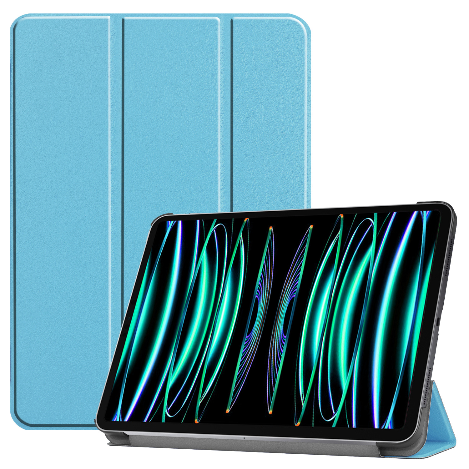 BASEY. BASEY. iPad Pro 11 inch (2022) Hoesje - Lichtblauw
