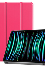 BASEY. BASEY. iPad Pro 11 inch (2022) Hoesje - Donkerroze