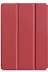 BASEY. BASEY. iPad Pro 11 inch (2022) Hoesje - Donkerrood