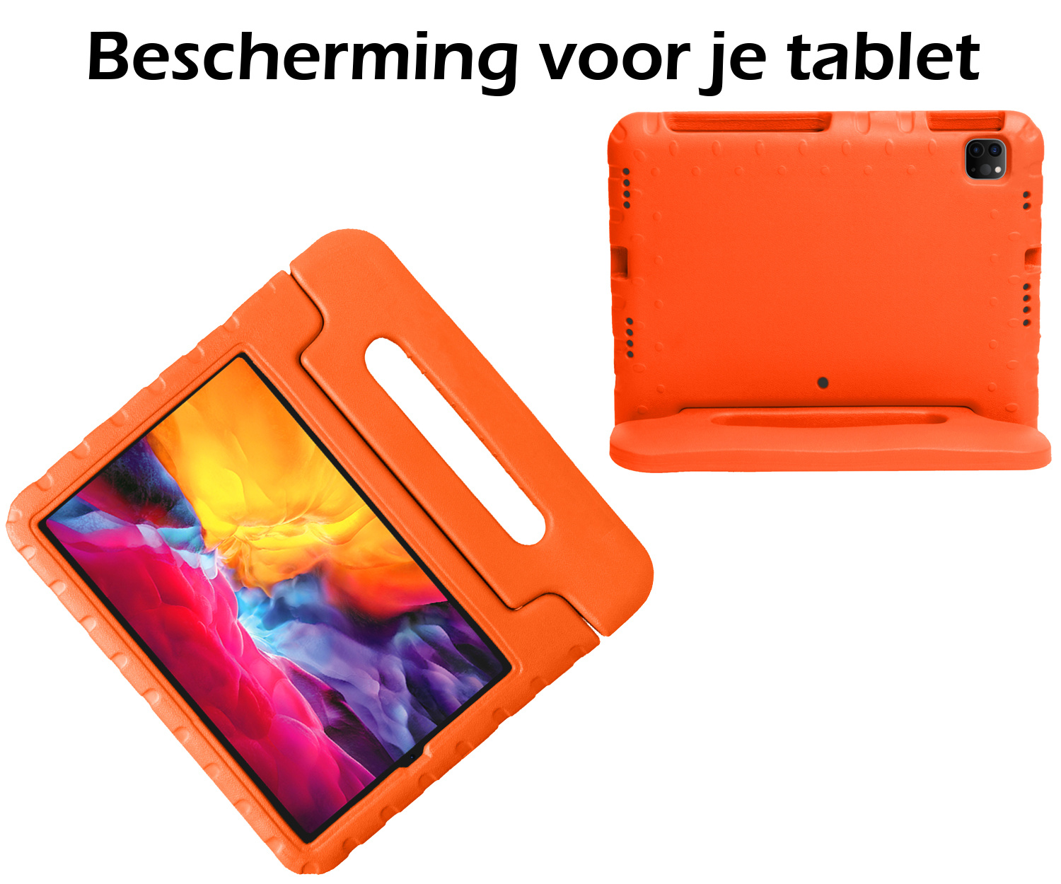 Nomfy Nomfy iPad Pro 11 inch (2022) Kinderhoes - Oranje