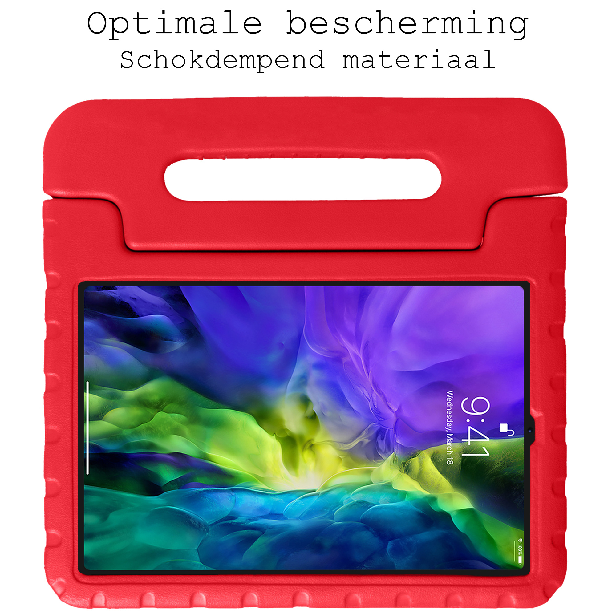 BASEY. BASEY. iPad Pro 11 inch (2021) Kinderhoes - Rood