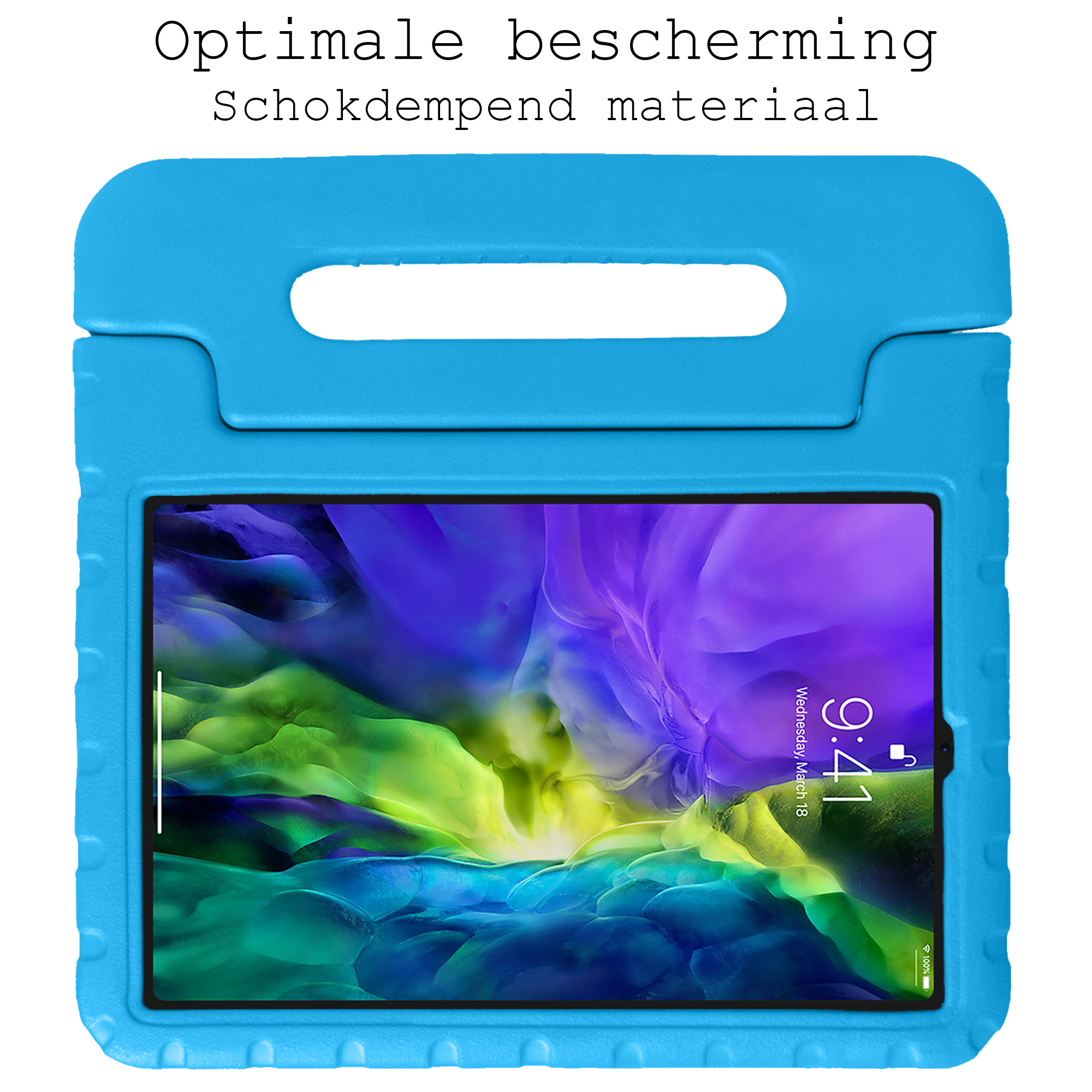 BASEY. BASEY. iPad Pro 11 inch (2021) Kinderhoes - Lichtblauw