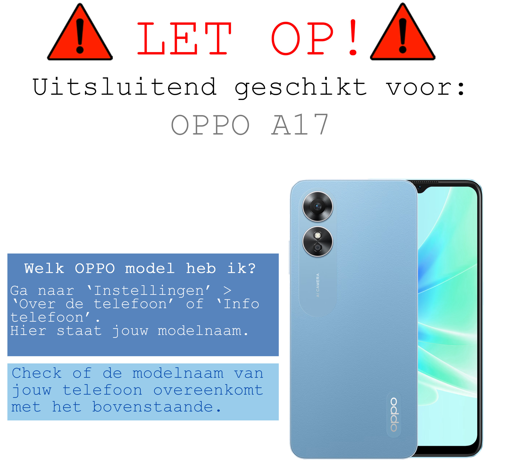 BASEY. Hoes Geschikt voor OPPO A17 Hoesje Siliconen Back Cover Case - Hoesje Geschikt voor OPPO A17 Hoes Cover Hoesje - Wit