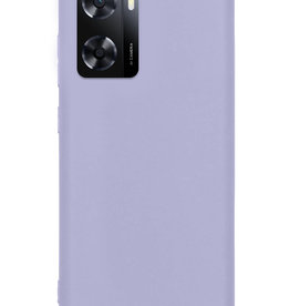Nomfy Nomfy OPPO A57 Hoesje Siliconen - Lila