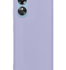 Nomfy Nomfy OPPO A17 Hoesje Siliconen - Lila